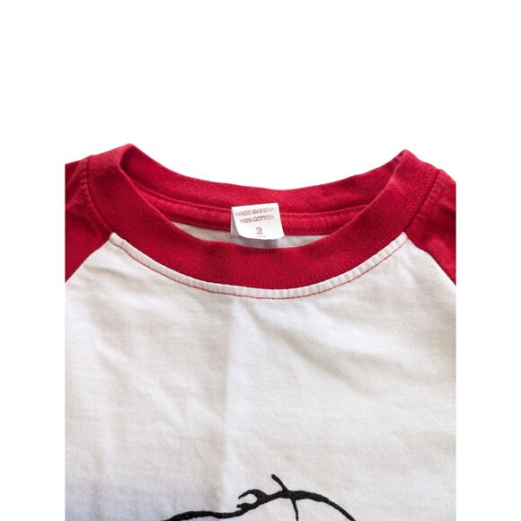 Custom printed snoopy and heart toddler tee - Picture 2 of 3